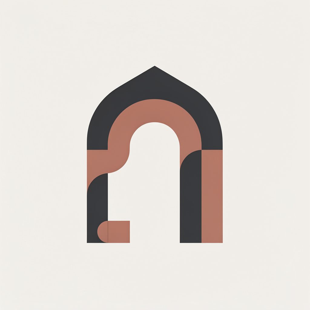 Qasr Imberon geometric arch mark